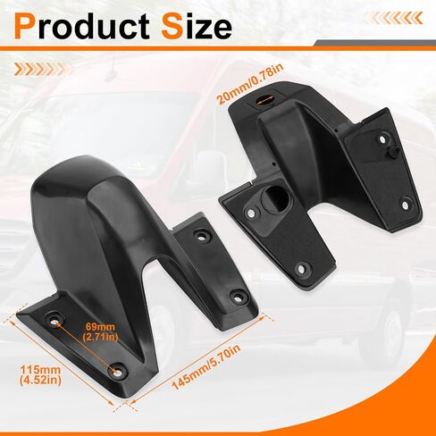 JERBOR Rear Roof Camera Housing Fit for Freightliner Sprinter 1500 2500 3500 2019-2020, Fit for Mercedes Benz Sprinter Van 1500 2500 3500 2019-2020, Parking Reverse Backup Camera Housing Replacement in Saudi Arabia