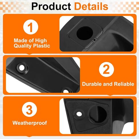 JERBOR Rear Roof Camera Housing Fit for Freightliner Sprinter 1500 2500 3500 2019-2020, Fit for Mercedes Benz Sprinter Van 1500 2500 3500 2019-2020, Parking Reverse Backup Camera Housing Replacement in Saudi Arabia