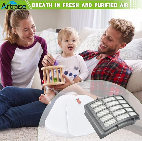 3 Pack Filters for Shark Navigator Lift-Away NV350, NV351, NV352, NV355, NV360, NV370, UV440, UV490, UV540 vacuum- XFF350 XHF350 in Kuwait