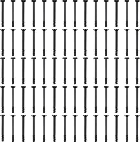70PCS Computer Cooling Fan Mount Screws Kit, Desktop Computer Power Supply Fans Long Screw, Black Radiator Fans Screw, Computers Case Fan Part for Water Cooling Exhaust Fixing in Saudi Arabia