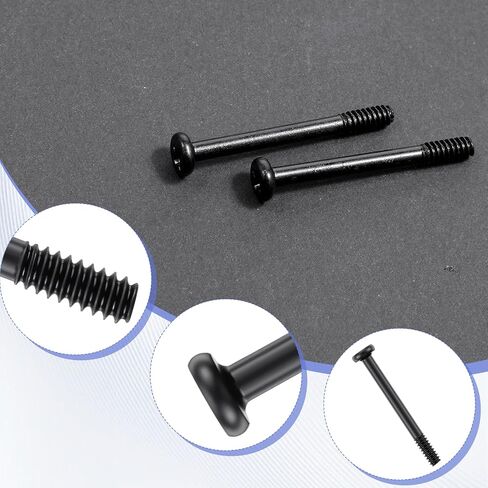 70PCS Computer Cooling Fan Mount Screws Kit, Desktop Computer Power Supply Fans Long Screw, Black Radiator Fans Screw, Computers Case Fan Part for Water Cooling Exhaust Fixing in Saudi Arabia