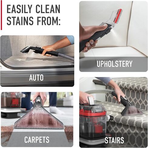 Hoover CleanSlate Plus Carpet & Upholstery Spot Cleaner, Stain Remover, Portable, FH14050, White in Kuwait