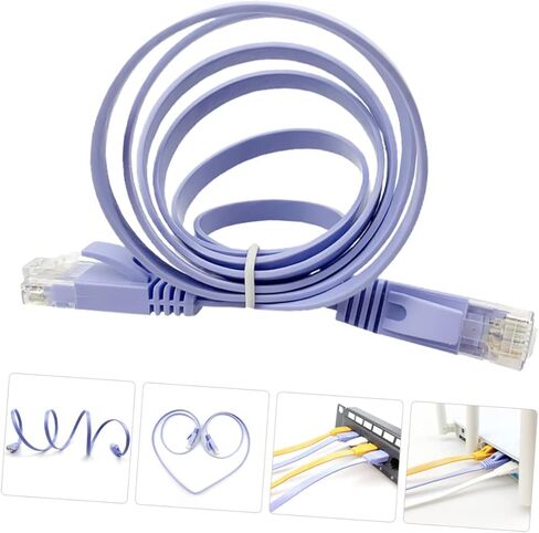 كابل Ethernet CAT6 CAT6 1M كابل LAN الثقيل لأجهزة التوجيه تصميم مسطح النطاق العريض للشبكات in Kuwait