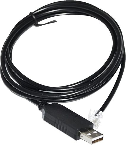 FT232RL USB إلى RJ9 RJ11 4P4C ADAPTER RS232 كابل التسلسلي للمعالج الصوتي والفيديو لتواصل الكمبيوتر (3METRES) in Saudi Arabia
