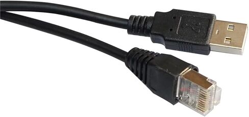 USB 2.0 A to RJ41 RJ50 10P10C Scanner Data Cable to PC(1.8m) in Saudi Arabia