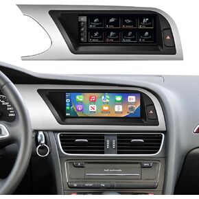 NINETOM 8.9 inch Touchscreen Wireless CarPlay Android Auto Multimedia Car Radio Receiver Compatible with Audi A4 with 3G MMI+ System (2009-2015),Support Mirrorlink, Camera, Navigation in Saudi Arabia