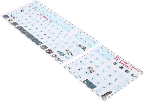 ملصقات لوحة المفاتيح لمفاتيح 84-108 ، ملصقات Keycap Cartoon Sea Cartoon PVC ، متوافقة مع معظم لوحات المفاتيح الميكانيكية ، الانتهاء in Kuwait