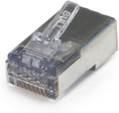 Platinum Tools Ezex44 Shielded RJ45 Internal Ground Connector 50/Jar Accessory Box (202050J) in Saudi Arabia