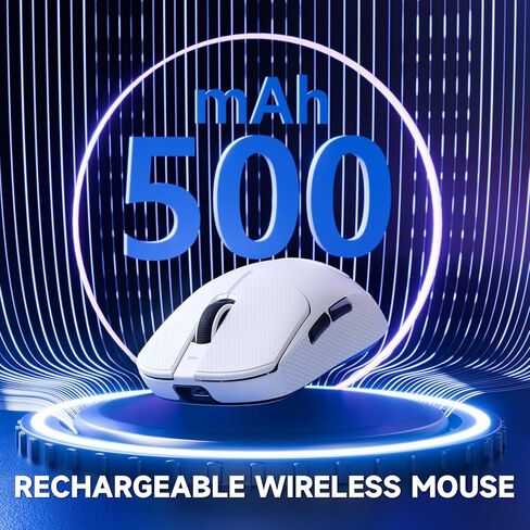 ATTACK SHARK X8 PRO Wireless Gaming Mouse,PAW 3395PRO Sensor,40K DPI,Tri-Mode,8K Polling,55g Ultra-Light,Broadcom 52840 MCU Chip,Programmable Mice with Coiled Cable for PC/MAC/Win-Black&Tape in Saudi Arabia