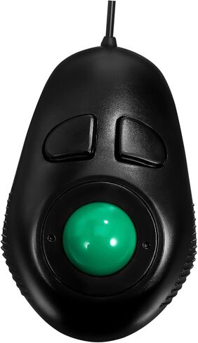 ARTIBETTER Portable Trackball Mouse USB Mini with Thumb-Controlled Scroll Lightweight Design for Laptop Desktop Users Ergonomic Shape for Comfortable Operation in Saudi Arabia