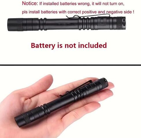 1pcs UV Blacklight Flashlight Mini Blacklight مصباح يدوي ضوء للكشف عن تسرب الماء ، بول الحيوانات الأليفة ، تفتيش الفنادق ، البقع الجافة والأصباغ in Saudi Arabia