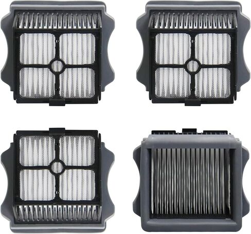 Dentego Replacement Parts iFloor 3 and iFloor One S3 Cordless Wet Dry Vacuum Cleaner,2 Pack Brush Rollers + 4 Pack Vacuum Filters in Kuwait