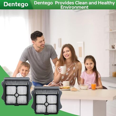 Dentego Replacement Parts iFloor 3 and iFloor One S3 Cordless Wet Dry Vacuum Cleaner,2 Pack Brush Rollers + 4 Pack Vacuum Filters in Kuwait
