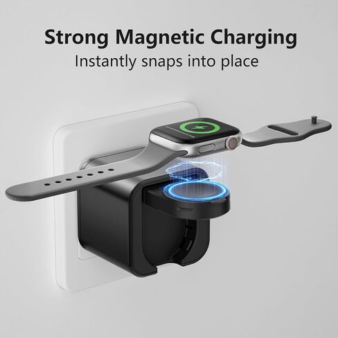 3 في 1 شاحن IWatch ، Multiport PD Fast Charger Block Brick Cube ، محول طاقة USB C لـ iPhone 12/13/14/10/16/PRO MAX ، XS/XR/X ، iPad Pro ، Samsung Galaxy & More in Saudi Arabia