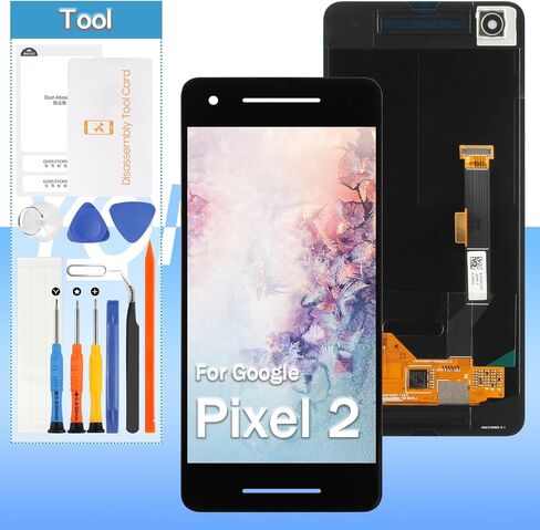 استبدال الشاشة لـ Google Pixel 2 G011A LCD Display Touch Digitizer Assembly | 5.0 '' | مع مجموعات الإصلاح in Kuwait