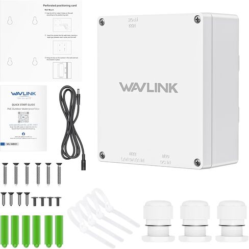 Wavlink wifi 6 مكرر في الهواء الطلق مع صندوق حماية بو in Saudi Arabia