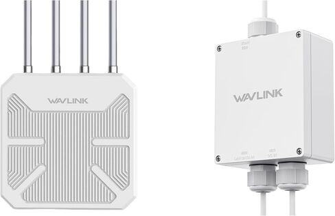 Wavlink AX1800 Extender WiFi في الهواء الطلق مع صندوق حماية POE in Saudi Arabia