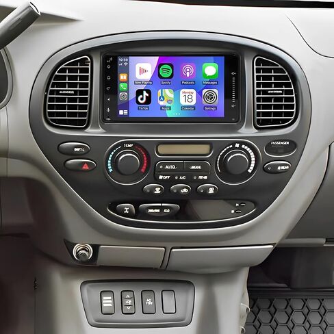 Android 13 Double Din Car Radio for Toyota Sequoia 2001 2002 2003 2004 2005 2006 2007,7 inch Touchscreen Car Stereo CarPlay & Android Auto,GPS Bluetooth WiFi FM/RDS Mirror Link Backup Camera SWC,2+32G in Saudi Arabia