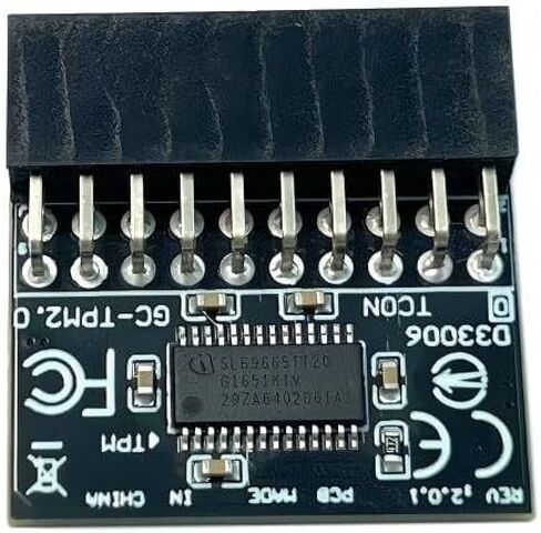 Gintai TPM 2.0 Module LPC SPI 20pin مع Infineon SLB9665 Windows 11 ترقية للوحة الأم gigabyte GA-Z170X-GAMING 3 GA-Z170MX-GAMING 5 GA-Z170XP-SLI GA-Z170-HD3P GA-Z170-D3H GA-Z170M-D3H in Saudi Arabia