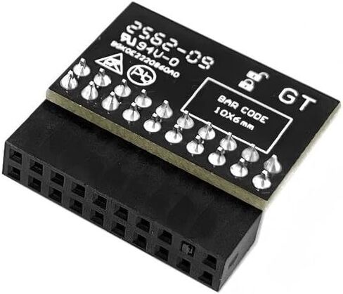 Gintai TPM 2.0 Module LPC SPI 20pin مع Infineon SLB9665 Windows 11 ترقية للوحة الأم gigabyte GA-Z170X-GAMING 3 GA-Z170MX-GAMING 5 GA-Z170XP-SLI GA-Z170-HD3P GA-Z170-D3H GA-Z170M-D3H in Saudi Arabia