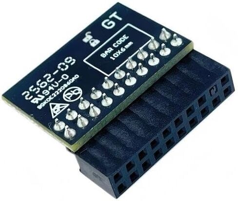 Gintai TPM 2.0 Module LPC SPI 20pin مع Infineon SLB9665 Windows 11 ترقية للوحة الأم gigabyte GA-Z170X-GAMING 3 GA-Z170MX-GAMING 5 GA-Z170XP-SLI GA-Z170-HD3P GA-Z170-D3H GA-Z170M-D3H in Saudi Arabia