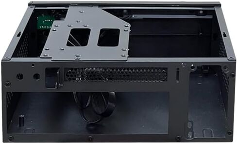 A09R Mini Computer Case مع شريط LED RGB ، 4 منافذ USB ، سطح مكتب نحيف ، أسود in Saudi Arabia