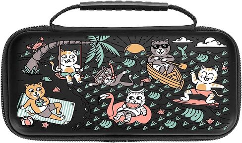 CATS CATS مضحك لـ Nintendo Switch Cute COOL GROOVY SWITCH OLED CASE COSOLE GAMES CASE SUMPLE in Saudi Arabia