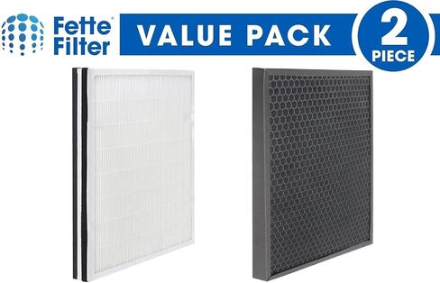 Fette Filter - FLT9200 True HEPA Air Purifier Filter H and Carbon Combo Pack Compatible with FLT9200 for AC9200 Air Purifier - (1 HEPA & 1 Carbon Filter) in Saudi Arabia