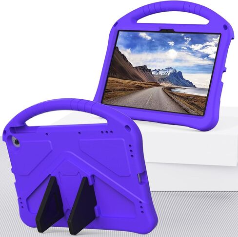 السفر على جهاز لوحي متوافق مع Fire Max 11 "Case 2023 إطلاق خفيفة الوزن EVA CASE مقاوم متوافق مع قرص مقبض مقبض مقبض الحالات الجهاز اللوحي مع حزام الكتف CO in Kuwait