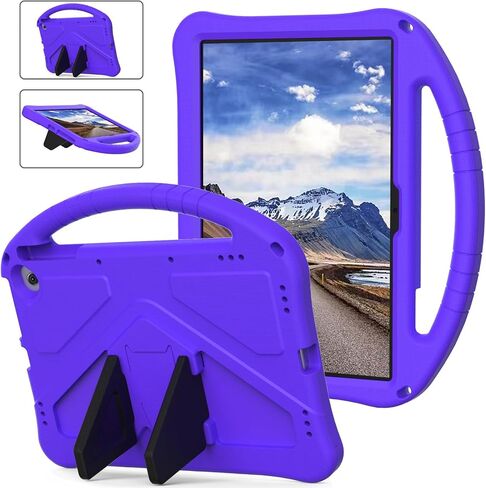 السفر على جهاز لوحي متوافق مع Fire Max 11 "Case 2023 إطلاق خفيفة الوزن EVA CASE مقاوم متوافق مع قرص مقبض مقبض مقبض الحالات الجهاز اللوحي مع حزام الكتف CO in Kuwait