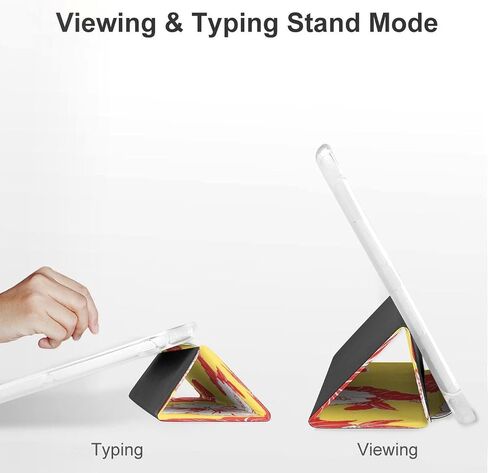 علبة زهور الكركديه مع حامل القلم رفيع الوزن ثلاثي الأوزان متوافق مع iPad mini 4/5/6 mini4/5 （7.9in） in Saudi Arabia