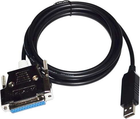 FT232RL RS232 USB to D-SUB 25PIN DB25 Female Adapter Serial Communication Cable for Automatic MICROPLATE Reader PN 75053(3metres,FT232RL CHIP) in Saudi Arabia