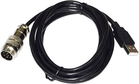 USB 2.0 to 9 DIN Male Adapter Connection DIN-USB Cable for TH8A Gear TSSH TSSH+ MOD+ HANDBRAKE PC Controller KABLE(1.8m) in Saudi Arabia