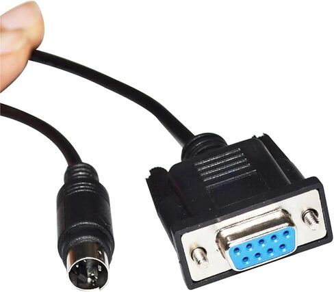 RS232 D-SUB 9P DB9 إلى MINI DIN 5PIN MD5 Converter PLC CABLESMANGE CABORTING COMPLED COMBER in Saudi Arabia