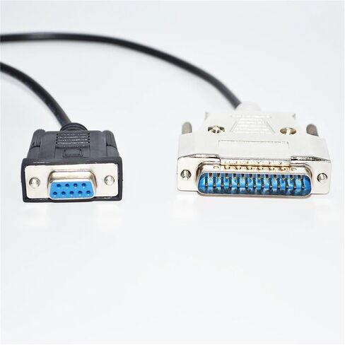 RS232 DB9 9PIN Female to DB25 D-SUB25PIN Male Adapter Null Modem Cable(5m) in Saudi Arabia