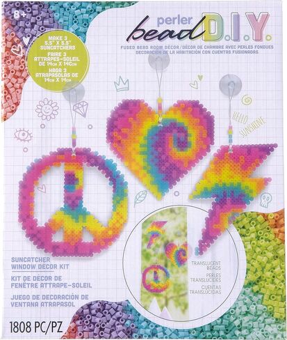 مجموعة أدوات صنع الخرز على شكل فراشة من Perler DIY، متعددة الألوان 2508 قطعة، صغيرة، 15 بوصة × 8 بوصة in Kuwait