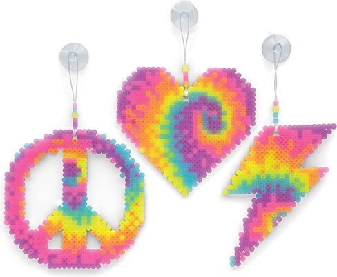 مجموعة أدوات صنع الخرز على شكل فراشة من Perler DIY، متعددة الألوان 2508 قطعة، صغيرة، 15 بوصة × 8 بوصة in Kuwait