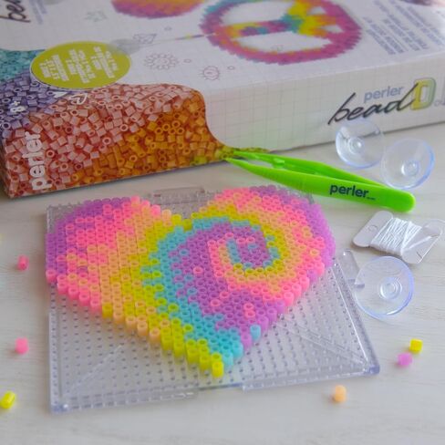 مجموعة أدوات صنع الخرز على شكل فراشة من Perler DIY، متعددة الألوان 2508 قطعة، صغيرة، 15 بوصة × 8 بوصة in Kuwait