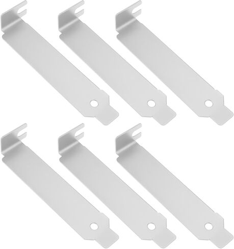 SING F LTD 6X PC Low Profile PCI Bracket Expansion Computer Back Slot Cover for Computer Cases, 80x18x13mm in Saudi Arabia