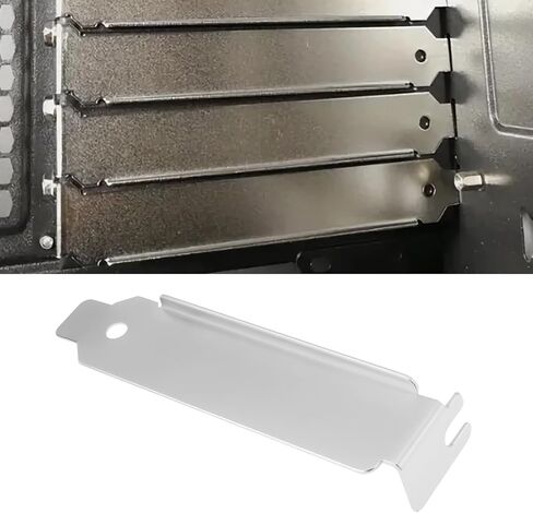 SING F LTD 6X PC Low Profile PCI Bracket Expansion Computer Back Slot Cover for Computer Cases, 80x18x13mm in Saudi Arabia