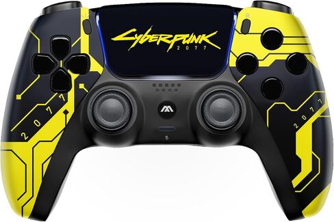وحدة تحكم لاسلكية Moddedzone لـ PS5 مع تصاميم حصرية وفريدة متوافقة مع PlayStation 5 - هدية عيد الميلاد المثالية لعشاق الألعاب - مصنوعة بخبرة في الولايات المتحدة الأمريكية الذهب in Kuwait