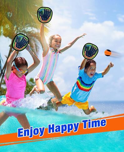 Aywewii Toss and Catch Ball Game Outdoor Beach Pool Toys for Kids Toddler Toys Baseball Training Outside Lawn Yard Games 3 4 5 Year Old Boys Girls Birthday Gifts Easter Basket Stuffers in Kuwait