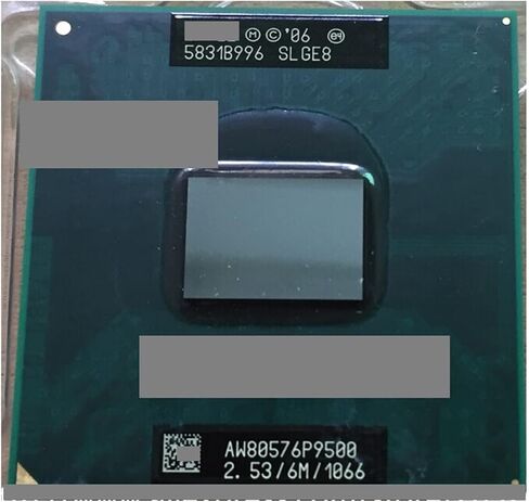 c 2 Duo P9500 CPU .53G 6M 1066MHz Socket P Laptop SLGE8 SLB4E in Saudi Arabia