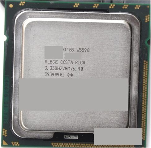 W5590 CPU Processor 3.33GHz LGA1366 8MB/ L3 130W Cache/Quad c Server Can Work in Saudi Arabia