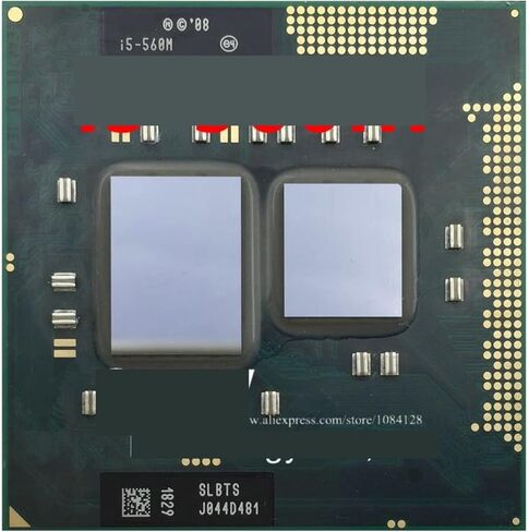 معالج I5-560M (ذاكرة التخزين المؤقت 3M ، 2.66 جيجا هرتز ~ 3.2 جيجا هرتز ، I5 560M ، SLBTS) PGA988 TDP 35W CPU CPU متوافق HM55 HM57 QM57 in Saudi Arabia