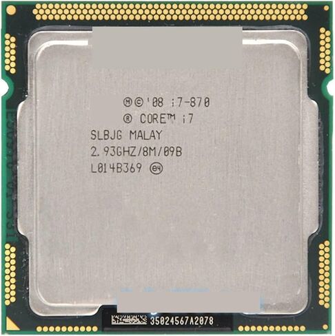 Processor الأصلي Lntel I7 870 Quad C 2.93GHz TDP 95W LGA 1156 8MB CACHE CPU CPU (العمل in Saudi Arabia