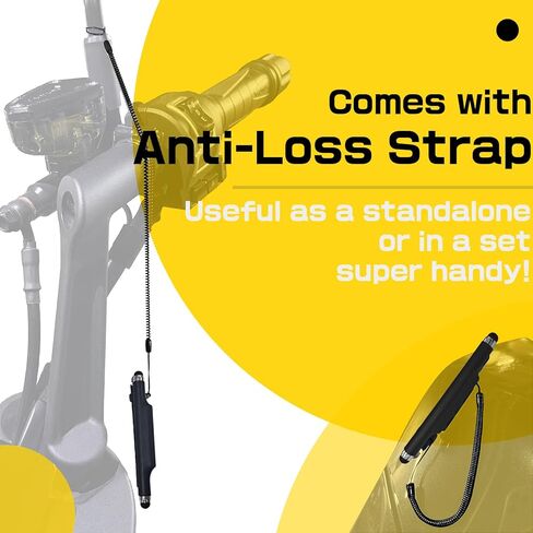 Motorcycle Stylus Pen, Motorcycle Touch Pen, Touchscreen Stylus, Glove-Friendly, Magnetic Stylus, Strong Magnet, Helmet Plate, Anti-Drop Strap, Tank Film, Outdoor use in Saudi Arabia