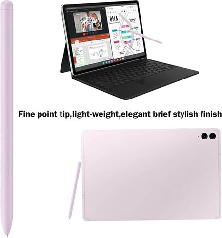 Galaxy Tab S9 S Pen Replacement for Samsung Galaxy Tab s9 FE+ Stylus S Pen Compatible with Samsung Galaxy Tab s9 Plus/S9 Ultra EJ-PX710BBEGUJ，All Versions S9 Stylus Touch Pen +5 Tips (Purple) in Saudi Arabia