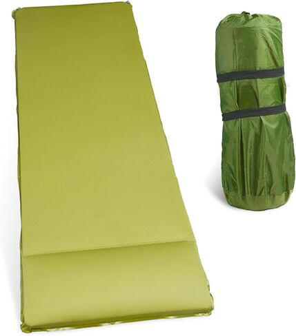 Camping Mat Self-Inflation Sleeping Mat 3.15‘’ Extra-Thick Memory Foam Cushion Rapid Inflation in Insulated Mattress 4-Season Outdoor Travel Car Tent in Saudi Arabia