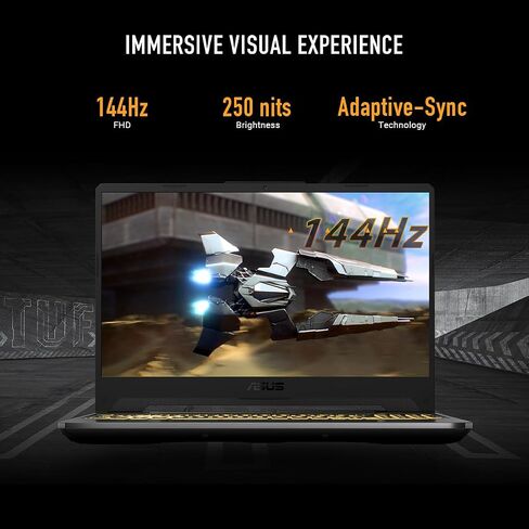 ASUS TUF Gaming A15 Gaming Laptop, 15.6" FHD 16:9 144Hz Display, AMD Ryzen™ 5 7535HS Processor, NVIDIA® GeForce RTX™ 3050, 16GB DDR5, 512GB PCIe® Gen 4.0 SSD, Wi-Fi 6, Windows 11 Home, FA506NC-DS53 in Saudi Arabia